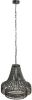 PTMD Merdy Ronde Hanglamp H164 x Ø55, 5 cm Metaal Grijs online kopen