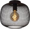 Lucide plafonnière Mesh zwart Ø30x25, 5 cm Leen Bakker online kopen