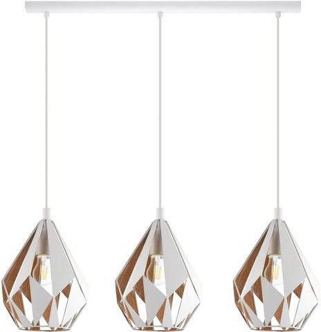 EGLO hanglamp 3 lichts Carlton 1 wit/goud Leen Bakker online kopen