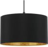 EGLO Hanglamp Zaragoza zwart/goud 1 lamp &#xD8, 38cm online kopen