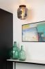 Lucide Joanet plafondlamp 25cm 1x E27 zwart online kopen
