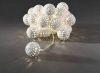 Konstsmide LED deco lichtsnoer witte metalen ballen online kopen