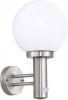 EGLO Wandlamp voor buiten met sensor Nisia zilverkleurig 27126 online kopen