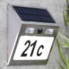 Haushalt 60253 Huisnummer verlichting solar bewegingsmelder online kopen