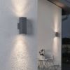 Konstsmide Buitenlamp 'Monza Double' Wandlamp, GU10 max 2 x 35W / 230V, kleur Antraciet online kopen