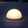 Luxform Solar LED vloerlamp voor buiten La Rochette halfrond wit 40101 online kopen