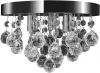 VidaXL Plafondlamp kroonluchterontwerp kristal chroom online kopen