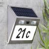 Haushalt 60253 Huisnummer verlichting solar bewegingsmelder online kopen