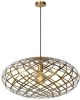 Lucide hanglamp Wolfram mat goud/messing Ø65 cm Leen Bakker online kopen