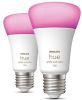 Philips Hue Standaardlamp A60 E27 2 pack wit en gekleurd licht online kopen