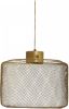 PTMD Mesh Ronde Hanglamp H30 x Ø48 cm Ijzer Zwart online kopen