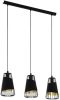 EGLO Hanglamp AUSTELL zwart/l76, 5 x h110 x b16, 5 cm/excl. 3x e27(elk max. 60 w)/hanglamp hanglamp hanglamp hanglamp plafondlamp lamp eettafellamp eettafel keukenlamp lamp voor de woonkamer online kopen