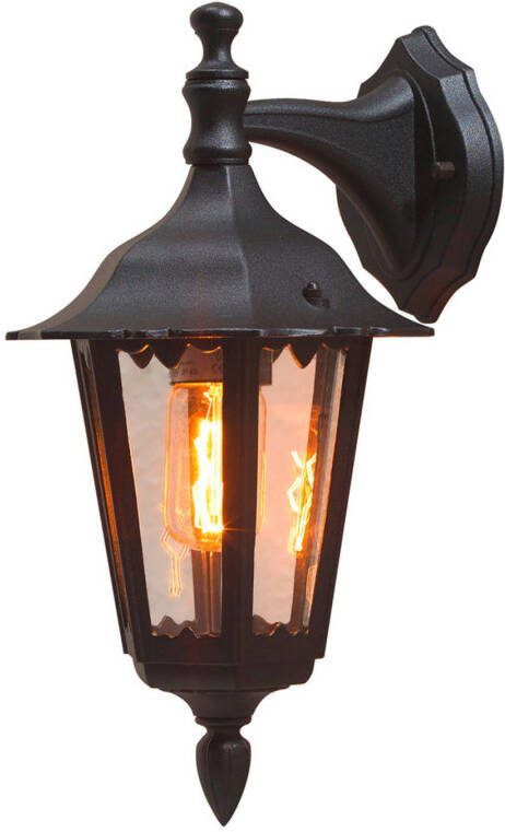 Konstsmide Buitenlamp Firenze Wand Neerw, E27, 60w, Matzwart -  Lampenwinkelonline.be