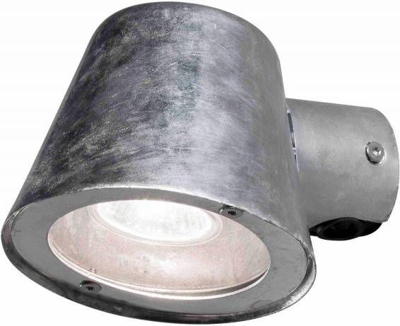 Konstsmide Buitenlamp 'Trieste' Wandlamp GU10 / 230V, kleur Verzinkt -  Lampenwinkelonline.be