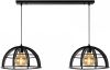 Lucide hanglamp Dikra 2 lamp zwart Ø40 cm Leen Bakker online kopen