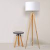 Zuiver Tripod Wood vloerlamp 157 x &#xD8, 50 cm online kopen