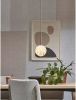 Its about RoMi Hanglamp 'Carrara' 16cm, Glas, Marmerlook online kopen