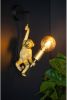 Lucide Wandlamp Extravaganza Chimp, goud mat/zwart online kopen