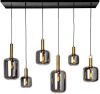 Lucide Hanglamp Joanet goud smoke glas 6 lampen online kopen