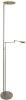 Steinhauer Led vloer leeslamp Turound LED 2x40w 2700K 187cm RVS helder glas 2560ST online kopen